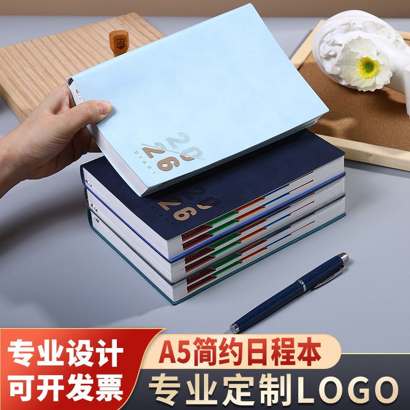 2026 New Weekly Planner High-Quality Notebook A5 Daily Planner Time Management Notebook - Image 4